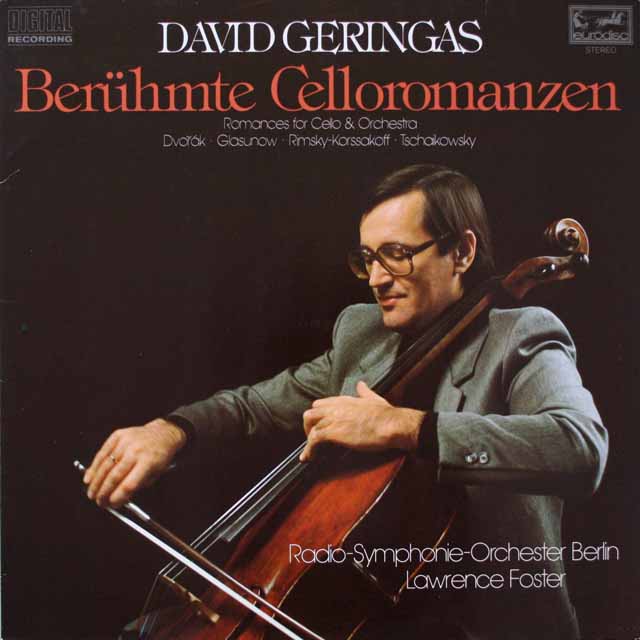 ゲリンガスのチャイコフスキー/アンダンテ・カンタービレほか　独EURODISC　3688　LP レコード