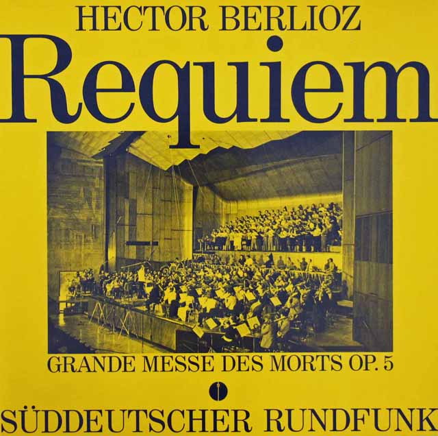 ギーレンのベルリオーズ/レクイエム　独SWR　3537　LP レコード