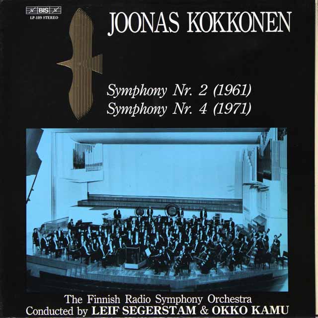セーゲルスタム、カムのコッコネン/交響曲第2、4番　独BIS　3608　LP レコード