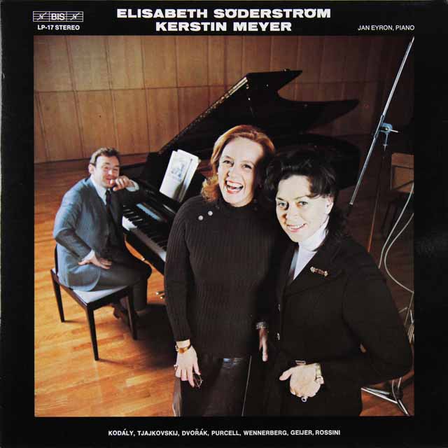 ゼーダーシュトレーム、マイヤーのソプラノ二重唱曲集　スウェーデン（独）BIS　3608　LP レコード