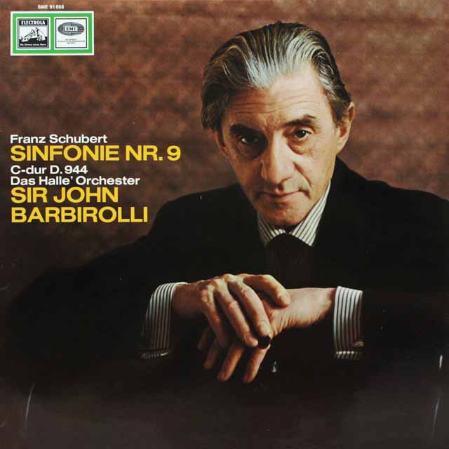バルビローリのシューベルト/交響曲第9番「グレート」　独EMI　3688　LP レコード