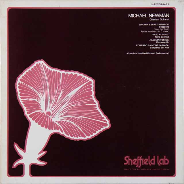 ニューマンのバッハ/「シャコンヌ」ほか　独SHEFFIELD（ダイレクトカット）　2729　LP レコード
