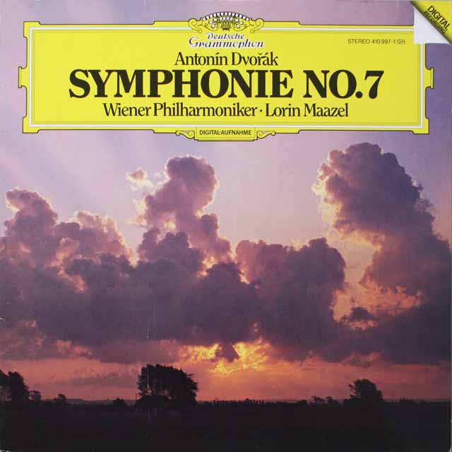 マゼールのドヴォルザーク/交響曲第7番　独DGG　3403　LP レコード