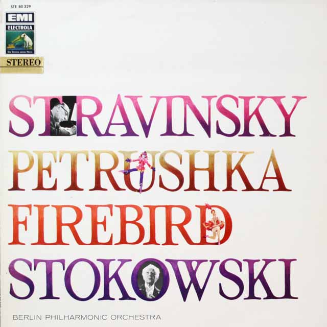 ストコフスキーのストラヴィンスキー/「ペトルーシュカ」&「火の鳥」　独EMI　2610　LP レコード