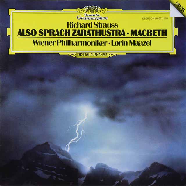 マゼールのR.シュトラウス/「ツァラツストラ」ほか　独DGG　3608　LP レコード
