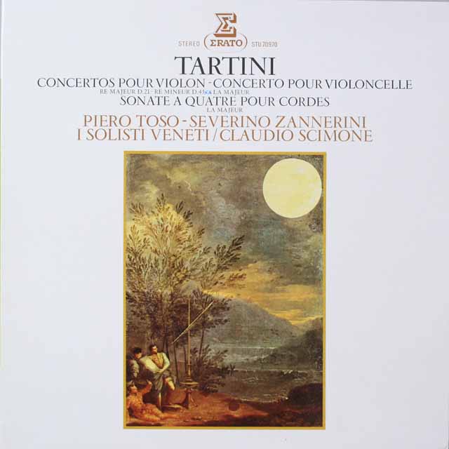 シモーネのタルティーニ/協奏曲集　仏ERATO　3794　LP レコード