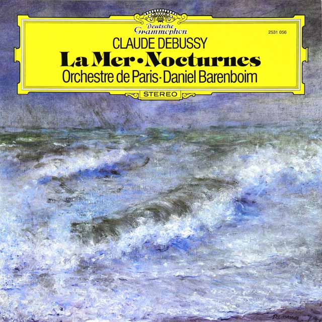バレンボイムのドビュッシー/「海」ほか　独DGG　3289　LP レコード