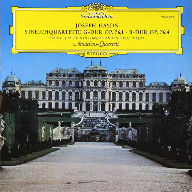 アマデウス四重奏団のハイドン/「日の出」ほか　独DGG　3608　LP レコード