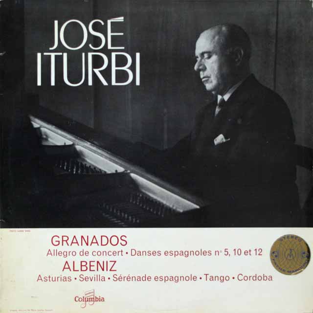 イトルビのグラナドス&アルベニス/ピアノ曲集　仏columbia　3329　LP レコード