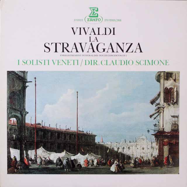 シモーネ、イ・ソリスティ・ヴェネティのヴィヴァルディ/「ストラヴァガンツァ」　仏ERATO　3794　LP レコード