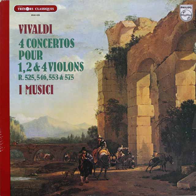 イ・ムジチのヴィヴァルディ/２つのヴァイオリン協奏曲ほか　仏PHILIPS　2611　LP レコード