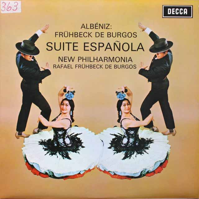 ブルゴスのアルベニス/スペイン組曲　英DECCA　2612　LP レコード
