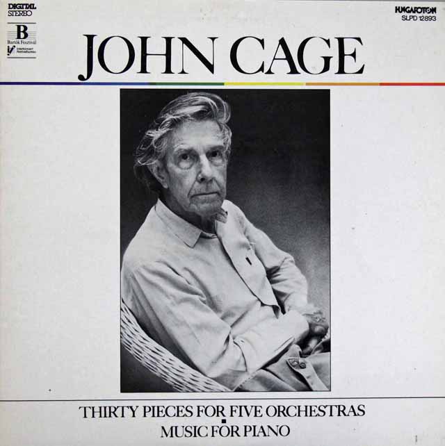 エトヴェシュらのケージ/5つのオーケストラのための30の小品　ハンガリーHUGAROTON　3617　LP レコード