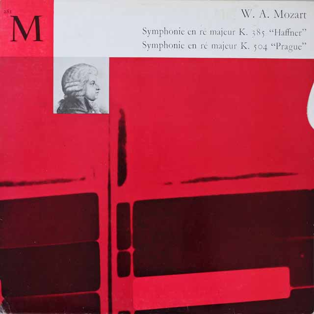 ヴァントのモーツァルト/交響曲「ハフナー」、「プラハ」　仏CF　3340　LP レコード