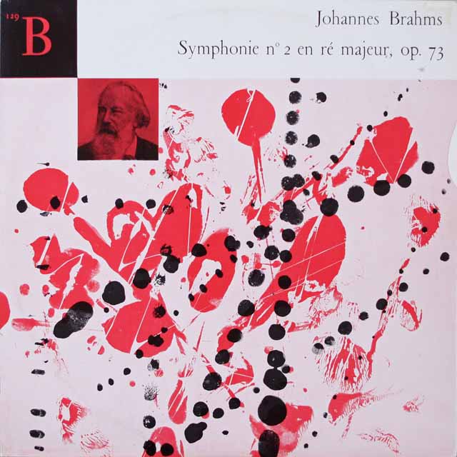 ヴァントのブラームス/交響曲第2番　仏CF　3340　LP レコード