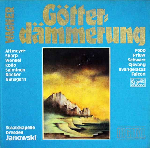 ヤノフスキのワーグナー/「神々の黄昏」　独eurodisc　3286　LP レコード