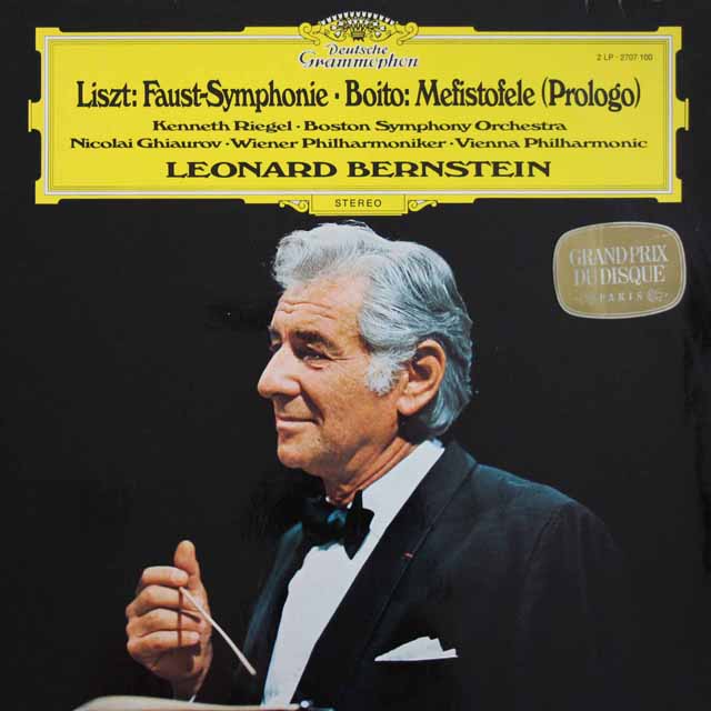 バーンスタインのリスト/ファウスト交響曲ほか 　独DGG　3612　LP レコード