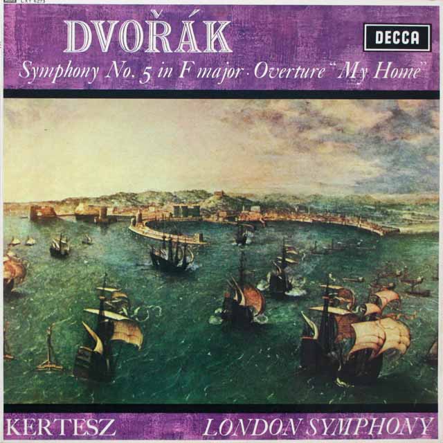 【モノラル】　ケルテスのドヴォルザーク/交響曲第5番ほか　英DECCA　3688　LP レコード