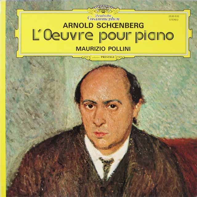 ポリーニのシェーンベルク/ピアノ曲集　仏DGG　3330　LP レコード