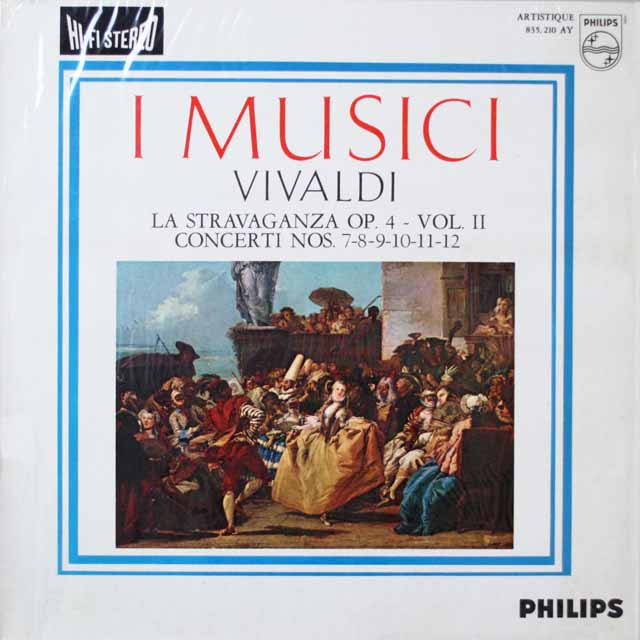 イ・ムジチのヴィヴァルディ/ラ・ストラヴァガンツァ（その2）　仏PHILIPS　3341　LP レコード