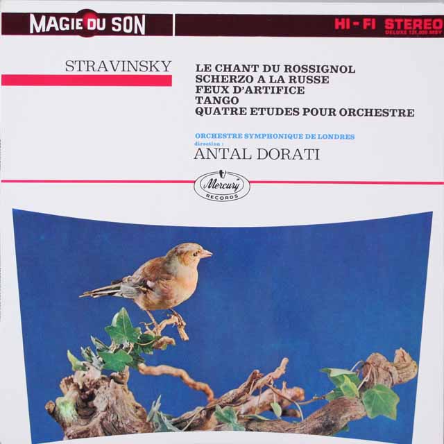 ドラティのストラヴィンスキー/「ナイチンゲールの歌」ほか　仏Mercury　3795　LP レコード