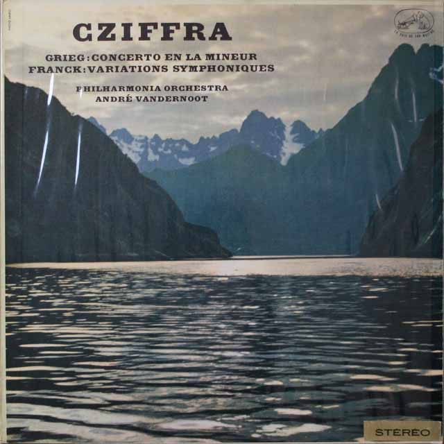 シフラ&ヴァンデルノートのグリーグ/ピアノ協奏曲ほか  仏VSM  2627　LP レコード