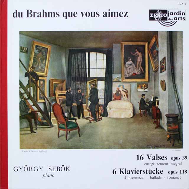 セボックのブラームス/ワルツ集　仏ERATO　モノラル　2614　LP レコード