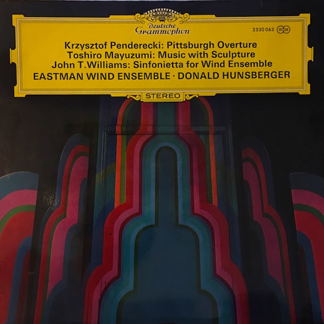 ハンスバーガーの黛敏郎/「彫刻の音楽」ほか　独DGG　M1701　LP レコード