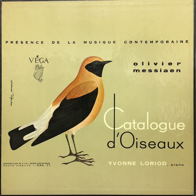 ロリオのメシアン/「鳥のカタログ」（全曲）　 仏VEGA　M1701　LP レコード
