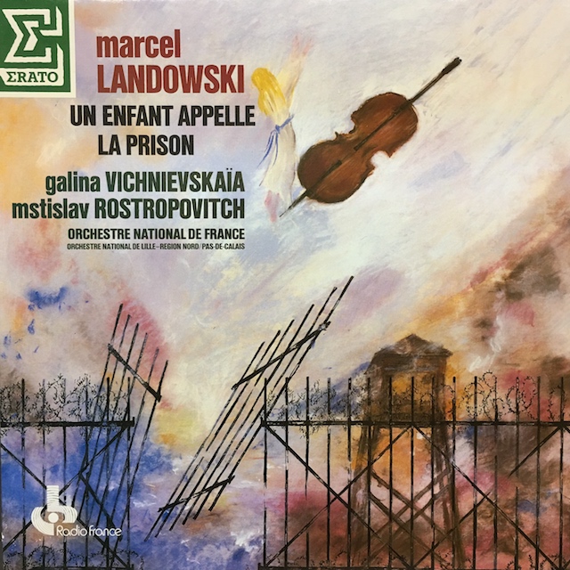 ロストロポーヴィチのランドウスキ/「子供の訴え」&「監獄」　 仏ERATO　M1701　LP レコード