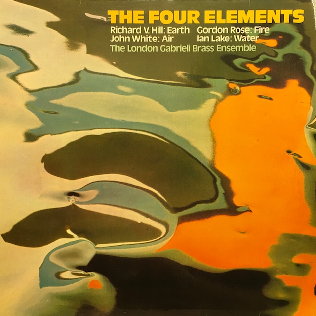 ロンドン・ガブリエリ・ブラス/「四大元素」　独DGG　M1701　LP レコード