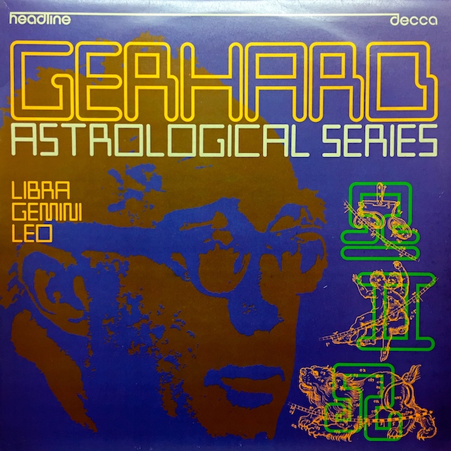 アサートンのゲルハルト/「占星術シリーズ」より 　  英DECCA　M1701　LP レコード