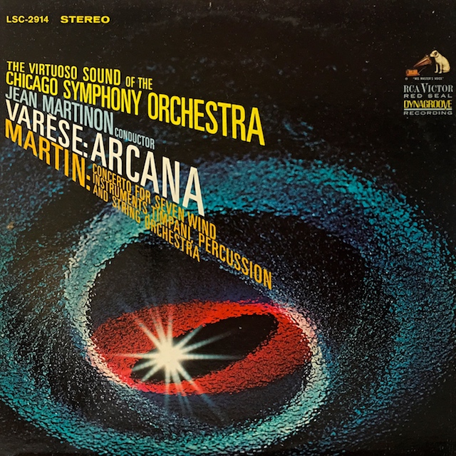 マルティノンのヴァレーズ/「アルカナ」ほか　 米RCA　M1701　LP レコード