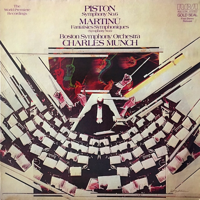 ミュンシュのピストン/交響曲第6番ほか　 米RCA　M1701　LP レコード