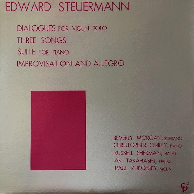 高橋アキのストイアマン/ピアノ組曲ほか　 米CP2　M1701　LP レコード