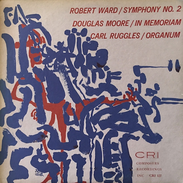 渡邉暁雄と旧日フィルのラッグルス/「オルガヌム」ほか 　 米CRI　M1701　LP レコード