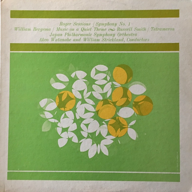 渡邉暁雄と旧日フィルのセッションズ/交響曲第1番ほか　  米CRI　M1701　LP レコード