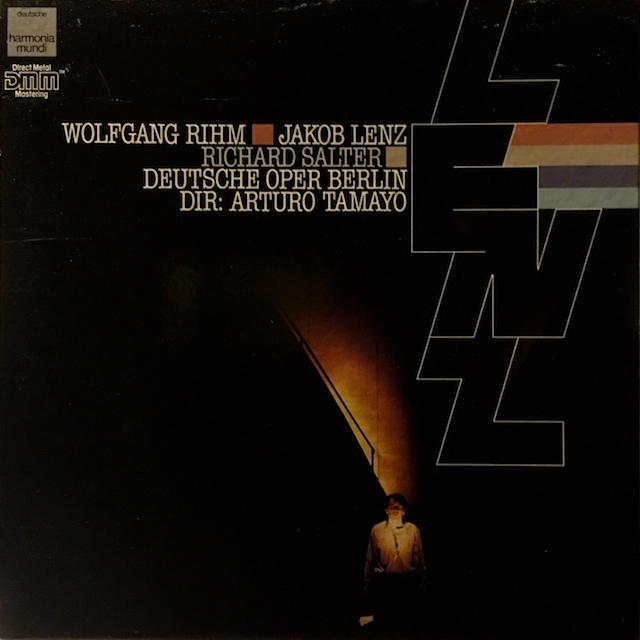 タマヨのリーム/室内オペラ「ヤーコプ・レンツ」　 独HM　M1701　LP レコード