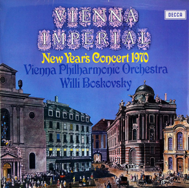 【オリジナル盤】　ボスコフスキーの「ウィーンのインペリアル」　ニューイヤーコンサート1970　英DECCA　3891　LP レコード