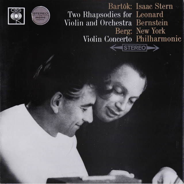 スターン、バーンスタインのバルトーク/ヴァイオリンと管弦楽のための2つのラプソディほか　英CBS　3536　LP レコード