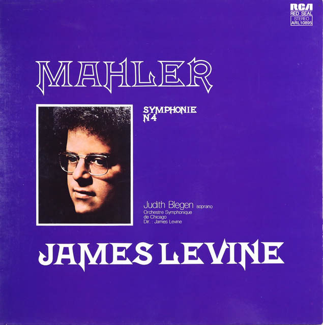 レヴァインのマーラー/交響曲第4番　仏RCA　3608　LP レコード