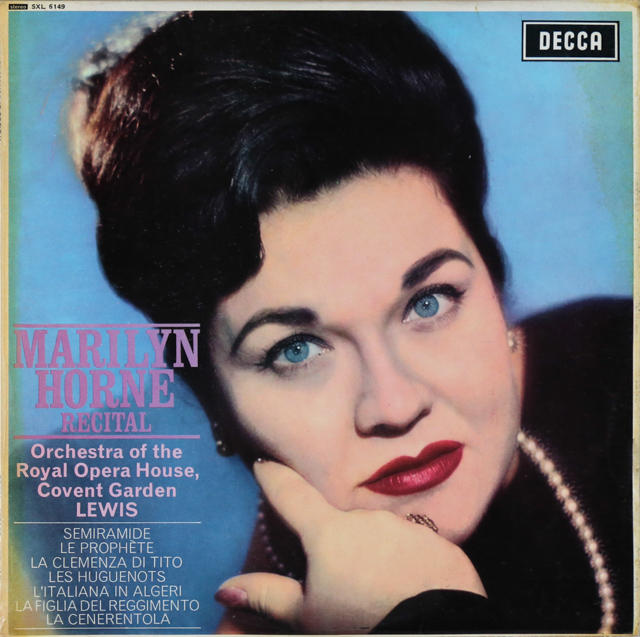 【オリジナル盤】　マリリン・ホーン/リサイタル　英DECCA　3609　LP レコード