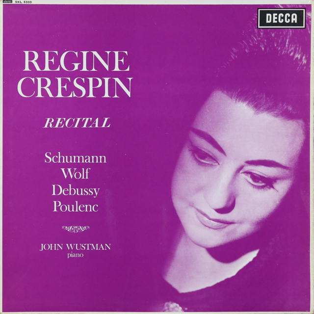 レギーネ・クレスピン/リサイタル　オリジナル盤　英DECCA　2732　LP レコード