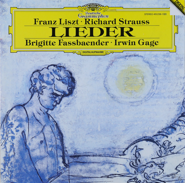 【内袋未開封】　ファスベンダーのリスト、R.シュトラウス/歌曲集　独DGG　3289　LP レコード
