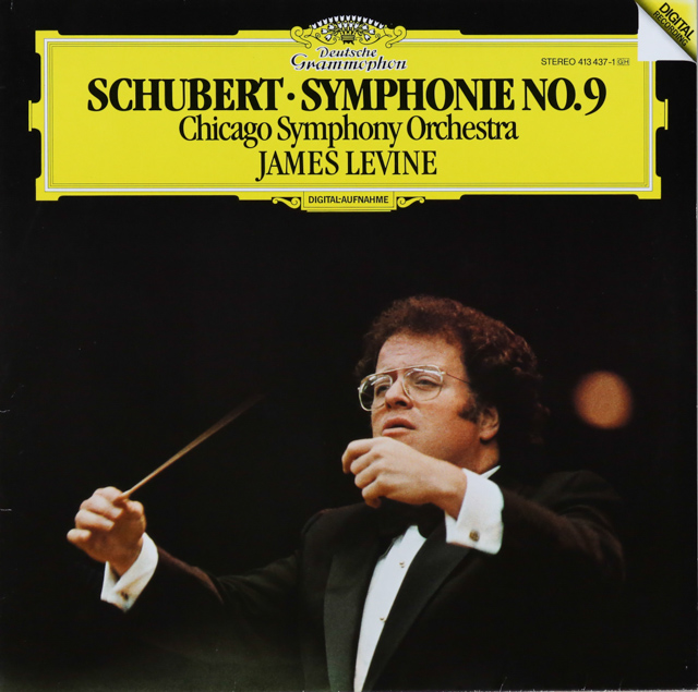 レヴァインのシューベルト/交響曲第9番「グレート」　独DGG　3609　LP レコード