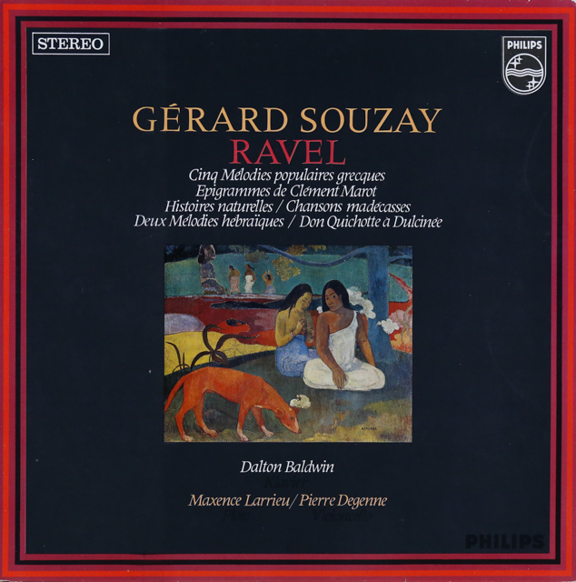 スゼーのラヴェル/歌曲集　蘭PHILIPS　3609　LP レコード