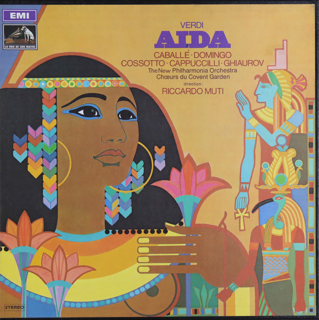 ムーティのヴェルディ/「アイーダ」　仏EMI(VSM)　2734　LP レコード