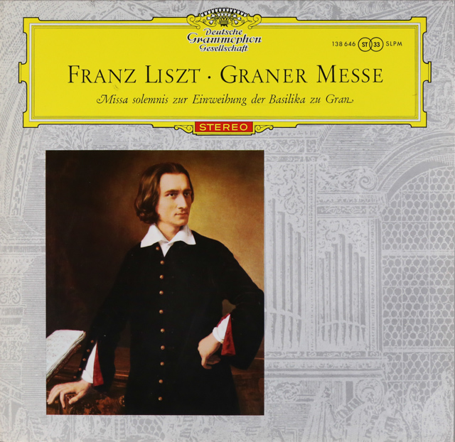 【赤ステレオ/独最初期盤】　フェレンチクのリスト/グラーン・ミサ　独DGG　3226　LP レコード