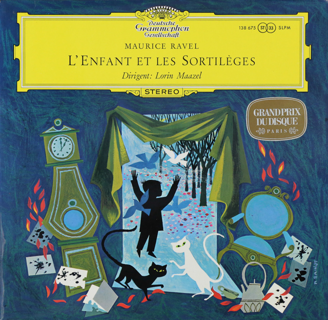 マゼールのラヴェル/「子どもと魔法」　独DGG　3226　LP レコード