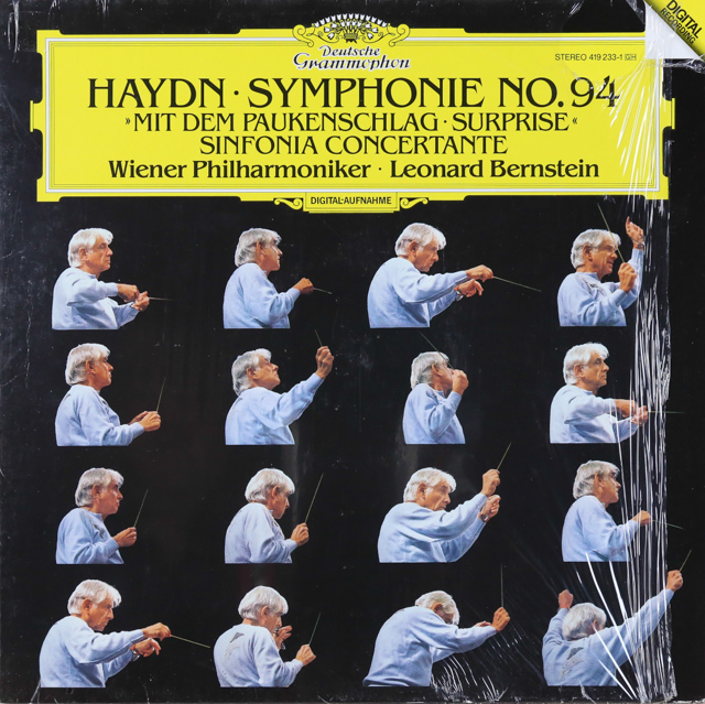 バーンスタインのハイドン/交響曲第94番「驚愕」ほか　独DGG　3536　LP レコード